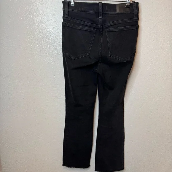 Madewell Black Cali Demi Boot Cut Jeans Size 27 - Picture 6 of 7
